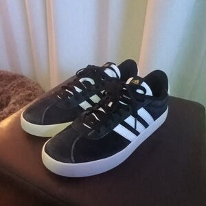 Adidas Classic Black and White Trainers